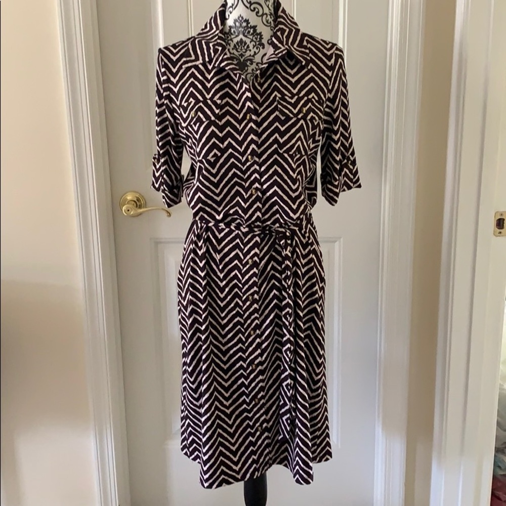 Great print on this dress by Charter Club